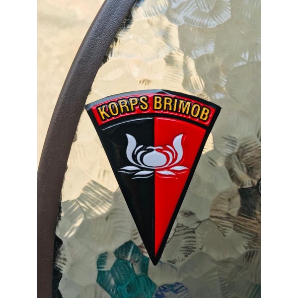 

stiker korp brimob