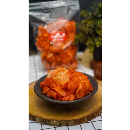 

KERIPIK SINGKONG 270 GRAM BUMBU RUJAK, PEDAS MANIS ENAK MAK JOSH