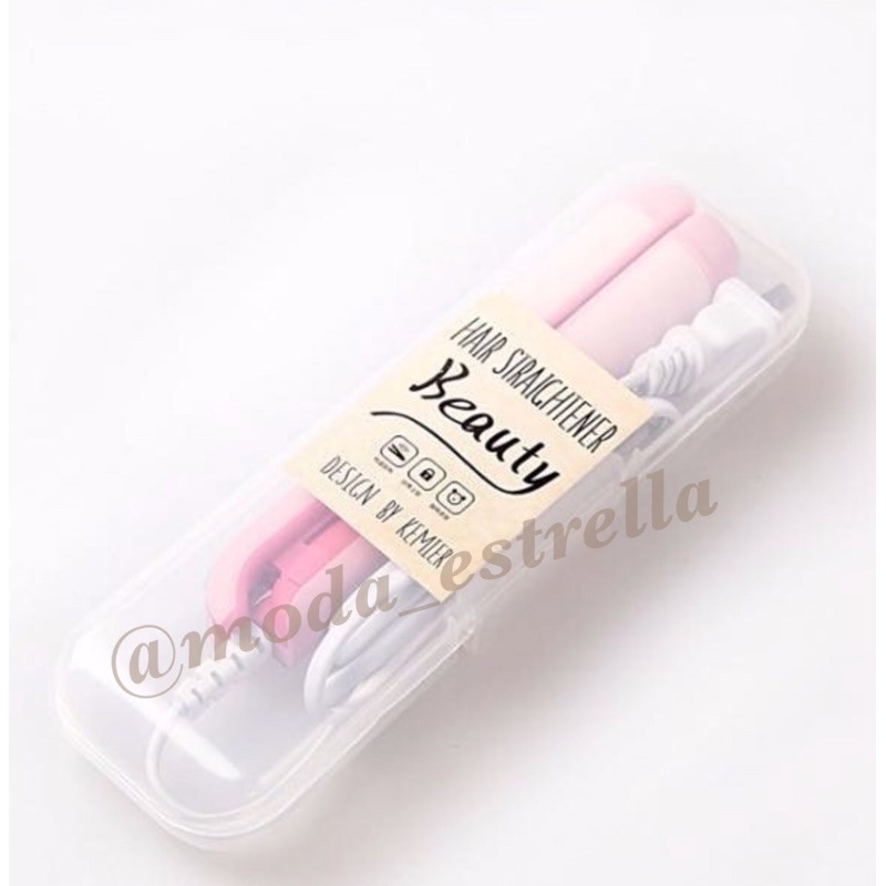 Catokan Mini Kemier Jepang / CATOK MINI TRAVELING / CATOK MINI CURL 2in1 FLAT / CATOK MINI 2in1 KEMIER / CATOK CURLER MINI TRAVEL / CATOK TRAVELING PELURUS RAMBUT / catok pengeriting rambut / CATOK 2in1 / CATOK MINI KECIL IMUT MURAH