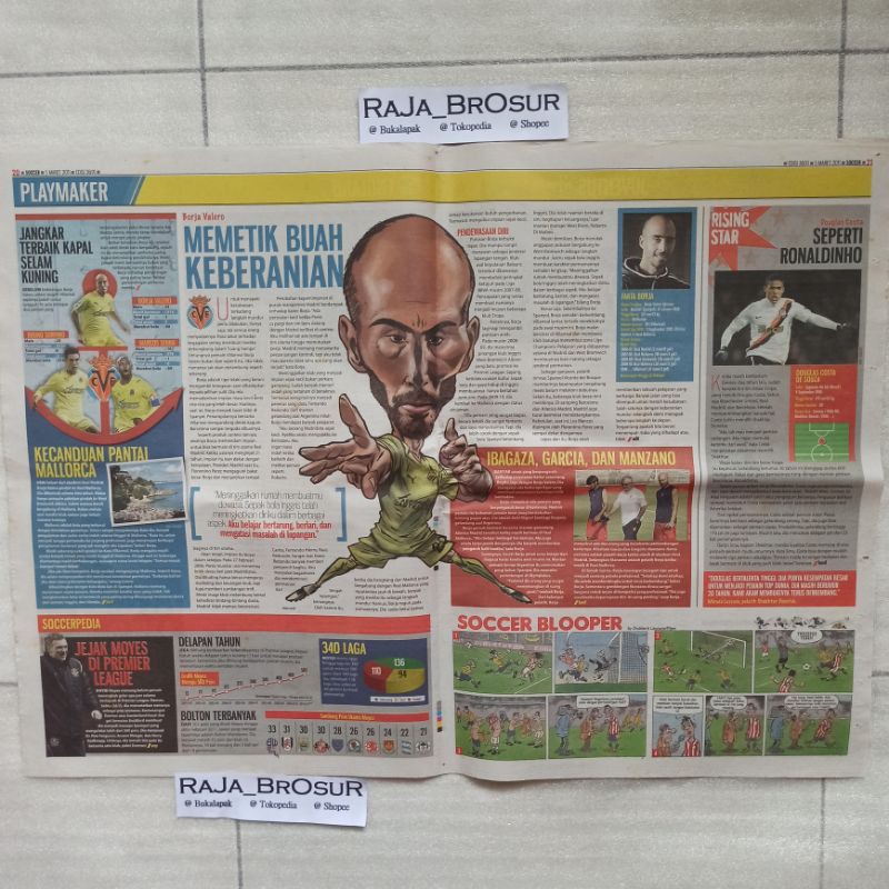 Tabloid koran soccer playmaker Borja Valero Villarreal CF