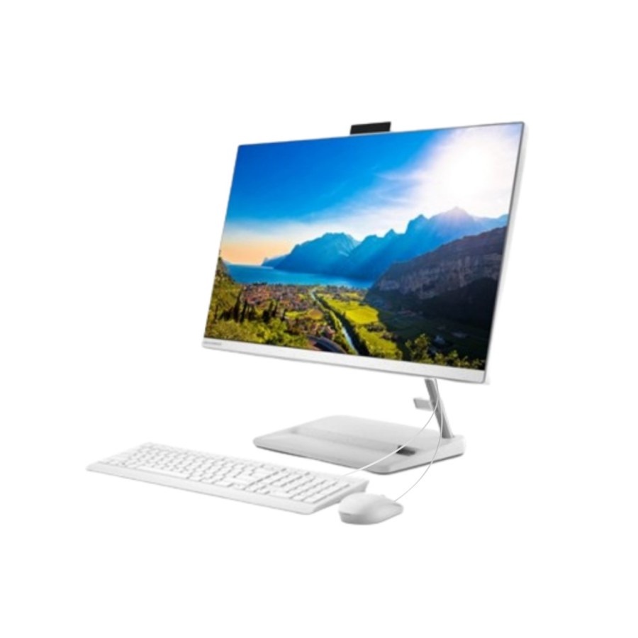 BuildUp PC Lenovo 24ALC6-5WID RYZEN 5 5500U 8GB -SSD 512GB -WIN10+OHS -WHITE