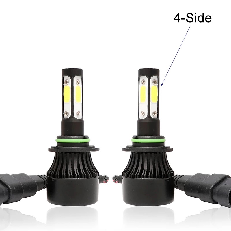 [2 Pair X7 Car LED Lights Headlight] [Auto Super Bright COB LED Lamp]