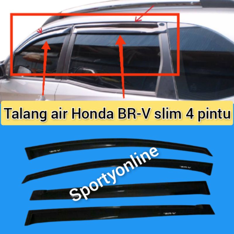 Talang air honda brv slim