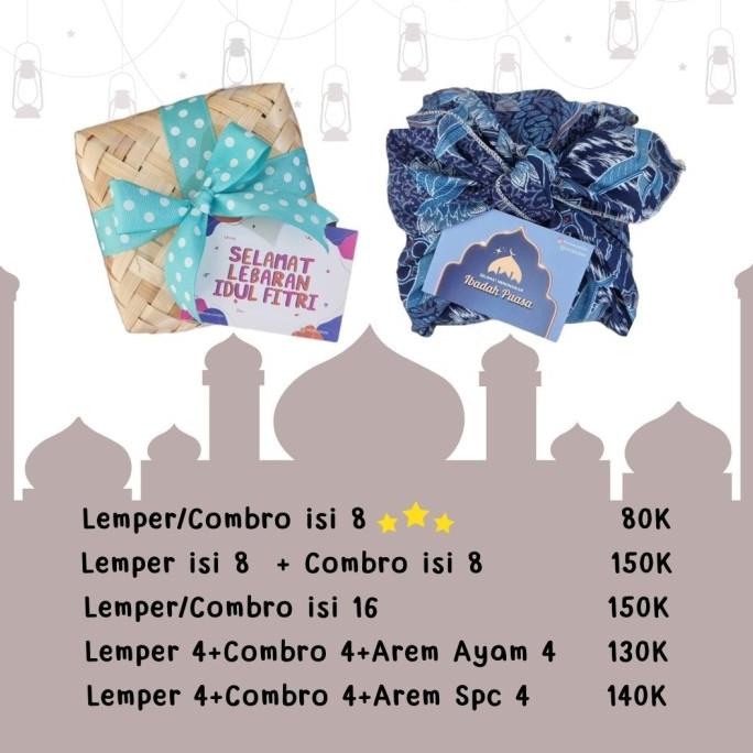 

Hampers isi 6 lemper dan 4 combro