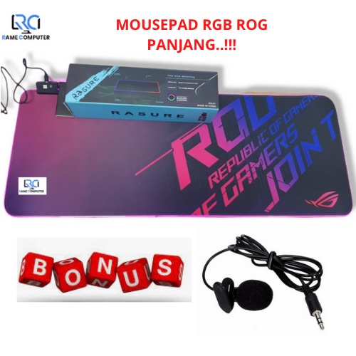 MOUSEPAD ROG PANJANG RGB MOUSE PAD ROG