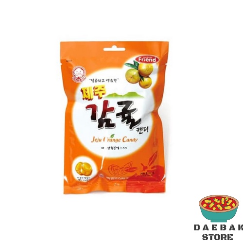 

Mammos Jeju Orange Candy | Permen Rasa Jeruk Jeju island Made In Korea