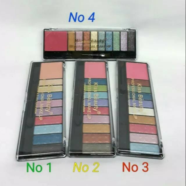 EYESHADOW DAN BLUSH pallet hight profesional k.b