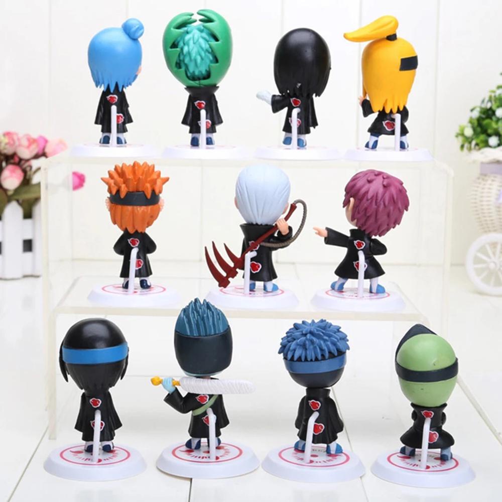 Lanfy Naruto Figure Orochimaru Sasori Uchiha Itachi Action Akatsuki Madara Mainan Figure Anime