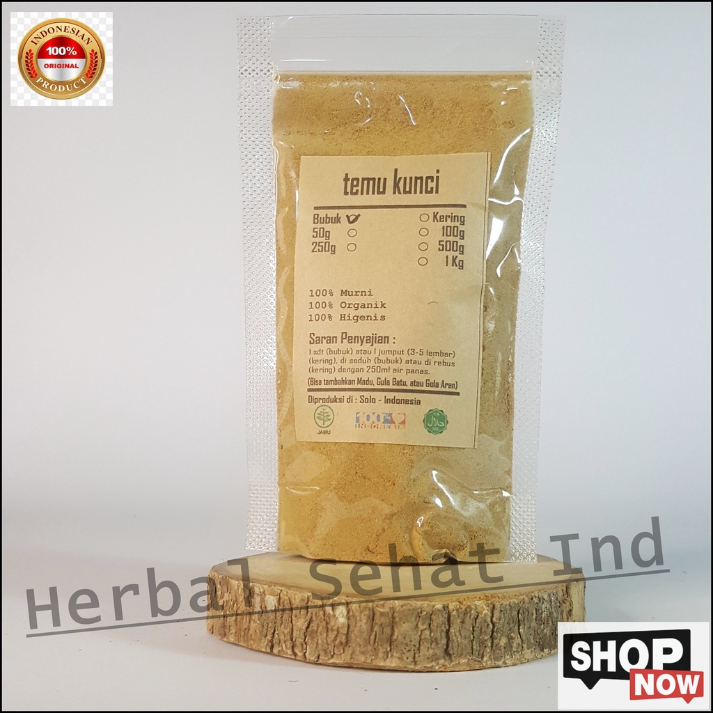 

TEMU KUNCI BUBUK 100 GRAM - Boesenbergia rotunda - PREMIUM QUALITY