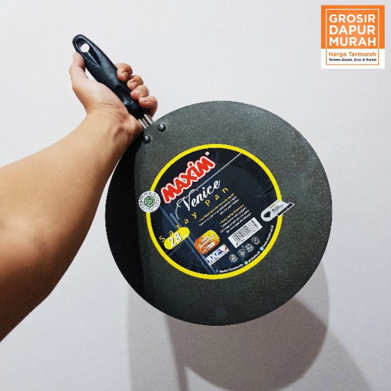 SATAY PAN MAXIM 28 ANTI LENGKET TERMURAH ( Wajan Pemanggang ikan atau sate )