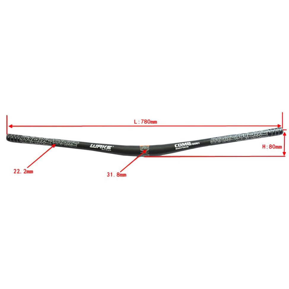 ⭐⭐⭐⭐⭐Handlebar Sepeda Gunung Bahan Aluminium Alloy Ukuran 780 * 31.8mm Stang sepeda Sporty