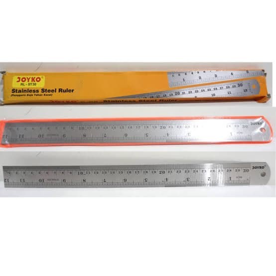 

Penggaris Besi Butterfly 30cm/Ruler/Mistar Besi/Penggaris Stainless