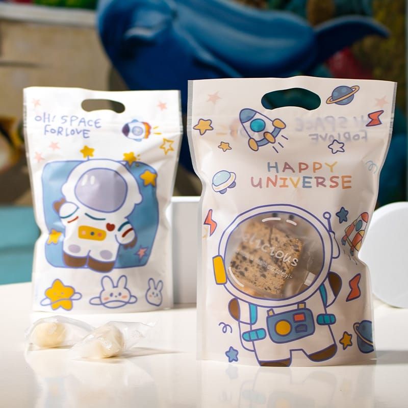 1pcs ZIPLOCK BAG COOKIES PERMEN HADIAH LUCU ASTRONOT ZP21