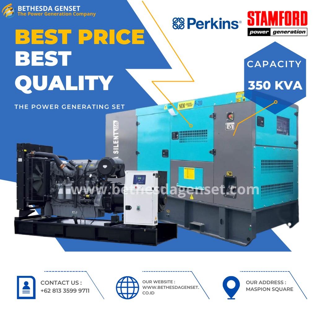 Perkins 350 Kva Genset silent