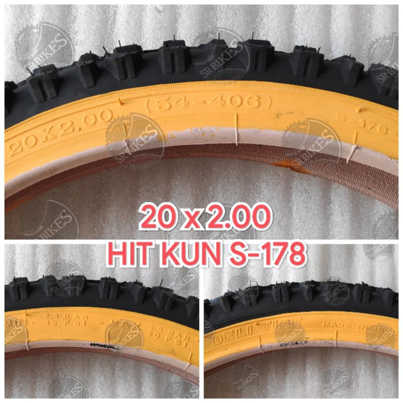 Ban Luar 20 x 2.00 Sepeda Lipat Minion BMX. SWALLOW DELI TIRE