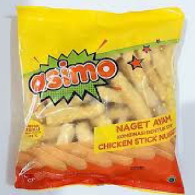 

Asimo Chicken Nugget Stick Stik 500gr