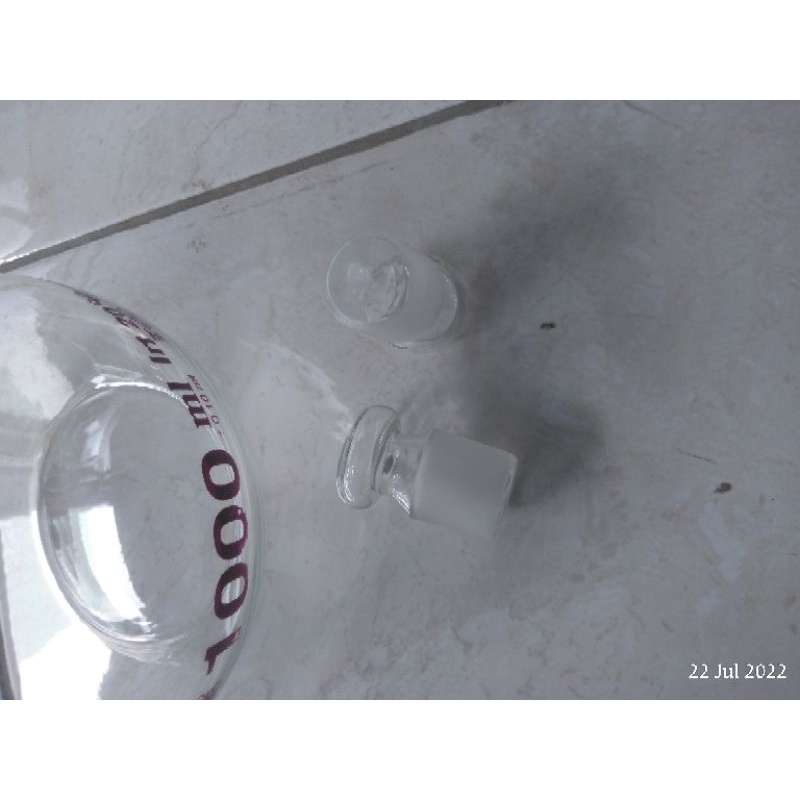Tutup labu takar 1000 ml iwaki pyrex