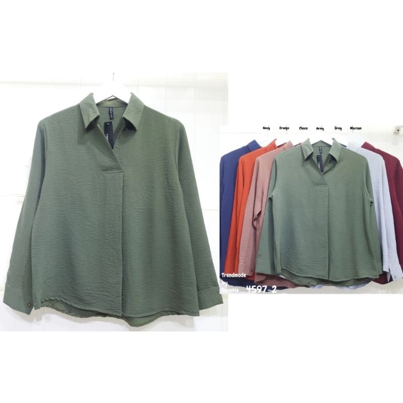 Blouse/atasan wanita crinkle twinkle 4597-2