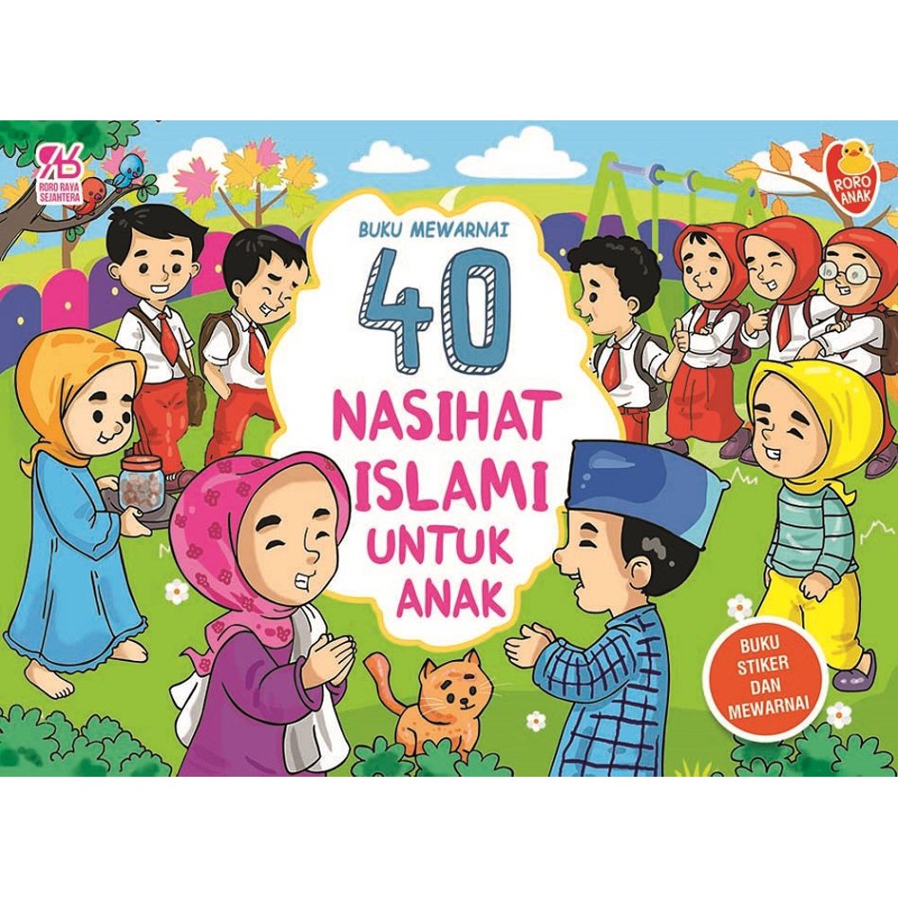 BUKU MEWARNAI 40 NASIHAT ISLAMI UNTUK ANAK Shopee Indonesia