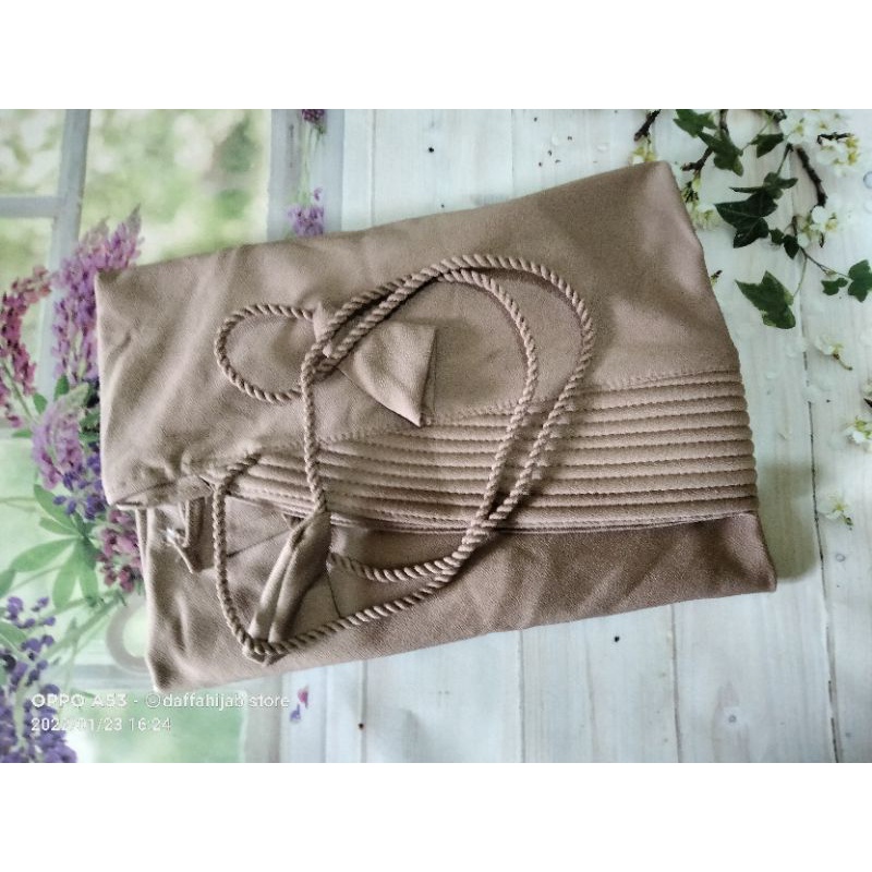 hijab jersey tali tambang/bergo jersey tali kepang/hijab jersey tali kepang/kerudung jersey tambang/hijab tali tambang polos variasi-Coksu jersey stela