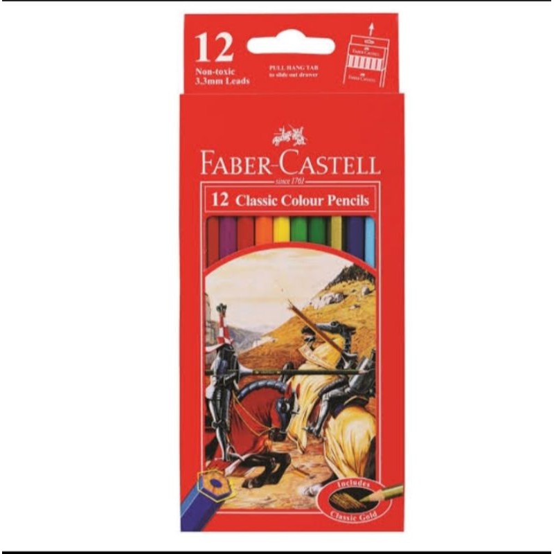 

faber Castell pensil warna isi 12 L