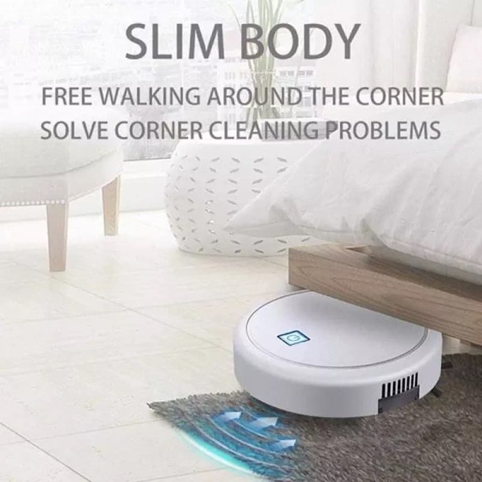 Penyedot Debu Otomatis Robot Pembersih Lantai Vacuum Cleaner ES23 Ori