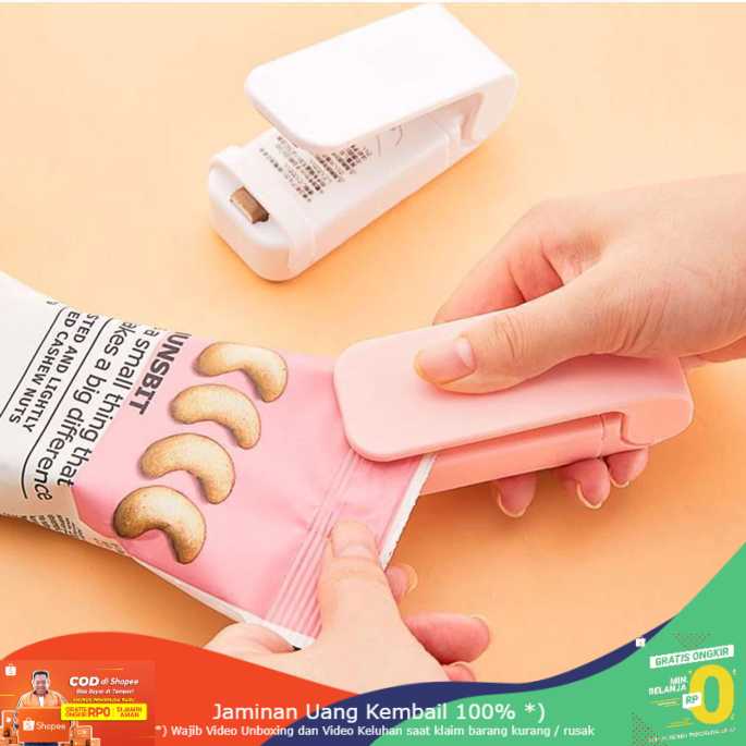 (BISA COD) RVOSTR Alat Perekat Plastik Mini Hand Heat Sealer Press - LK-701