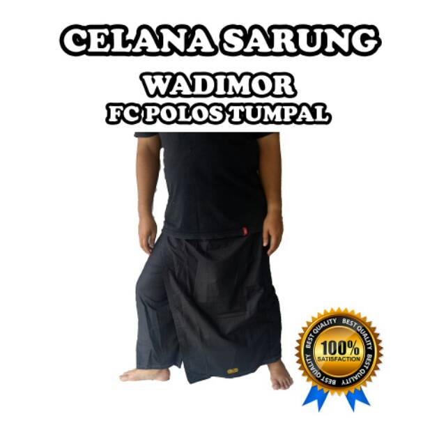 Celana Sarung Warna Hitam Wadimor