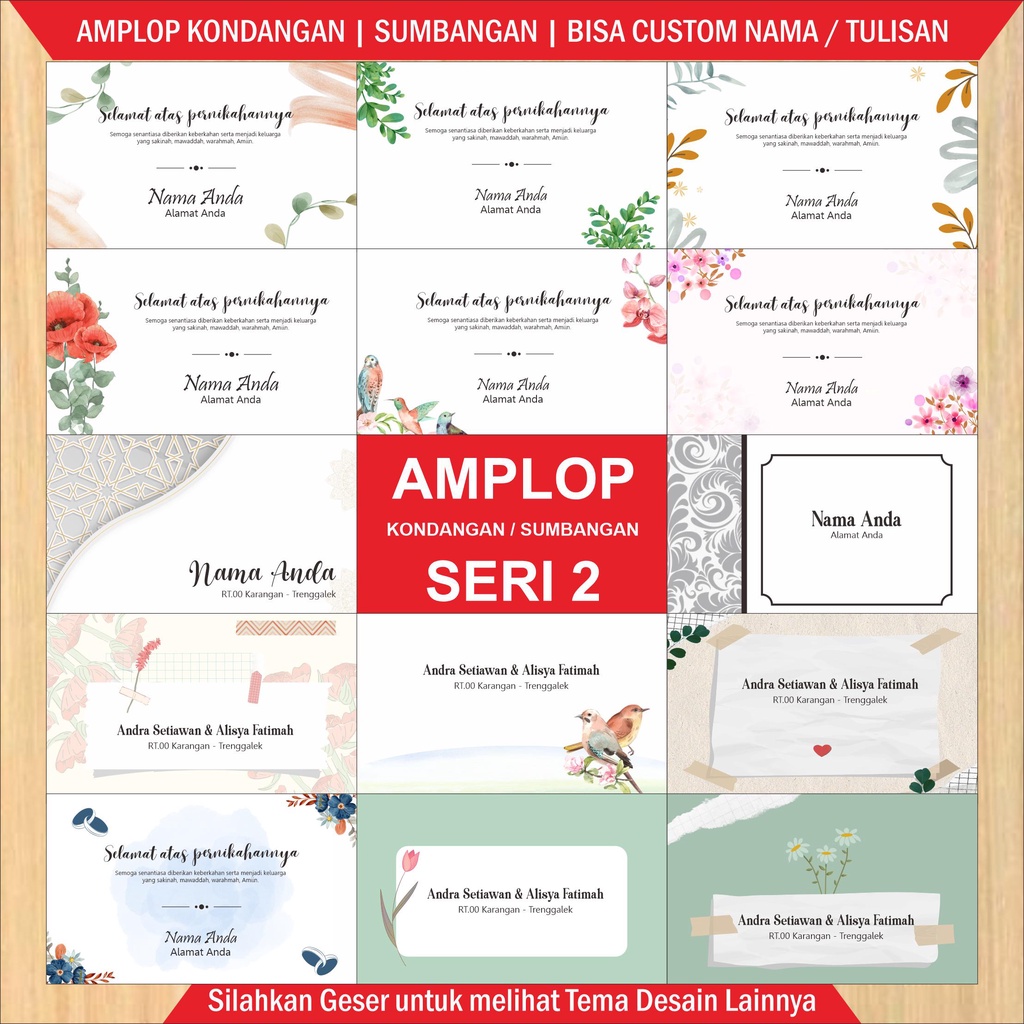 

Amplop Kondangan / Amplop Sumbangan / Cetak Nama Amplop / Amplop Custom / Amplop Lebaran