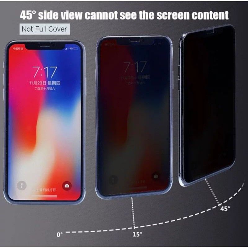 Antigores Realme C21 C21Y C25 C25Y C25s Tempered Glass SPY Screen Guard protector TG pelindung layar