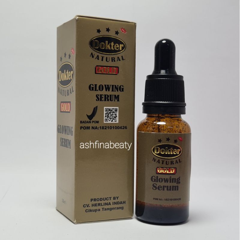 SERUM DOKTER GOLD GLOWING 20ml BPOM