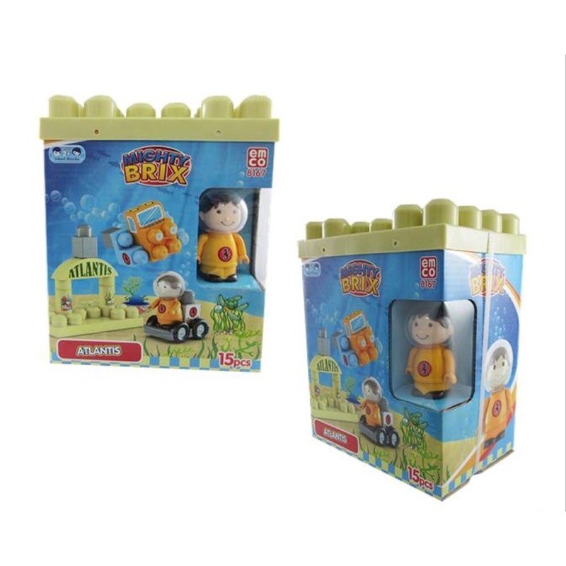 Mainan Balok/Lego Emco Mighty Bricks Atlantis