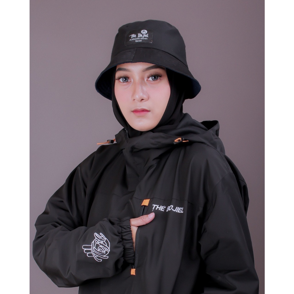 JAKET PARASUT WANITA PRIA WATERPROOF WINDBREAKER ORIGINAL DISTRO THE BOJIEL-3