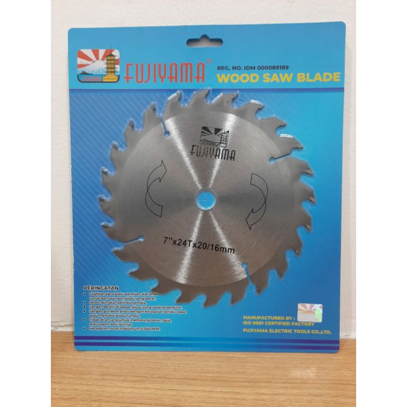 Saw Blade 7&quot; x 24 Mata Taiwan / Mata Potong circle 7inch