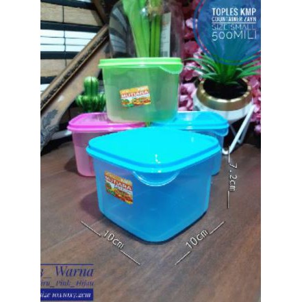 Toples KOTAK KMP 500 ml, 800 ml, 1000 ml / toples kue kering Toples Container Zayn