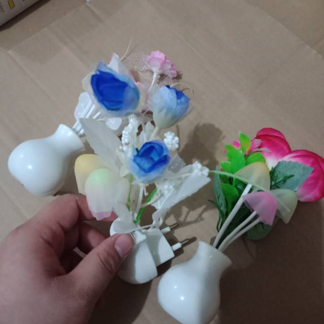 Lampu tidur jamur besar lampu tidur jamur avatar bunga led  jamur avatar bunga  lampu LED unik