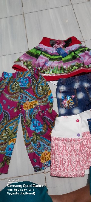 Celana Kulot Batik Anak Perempuan Casual
