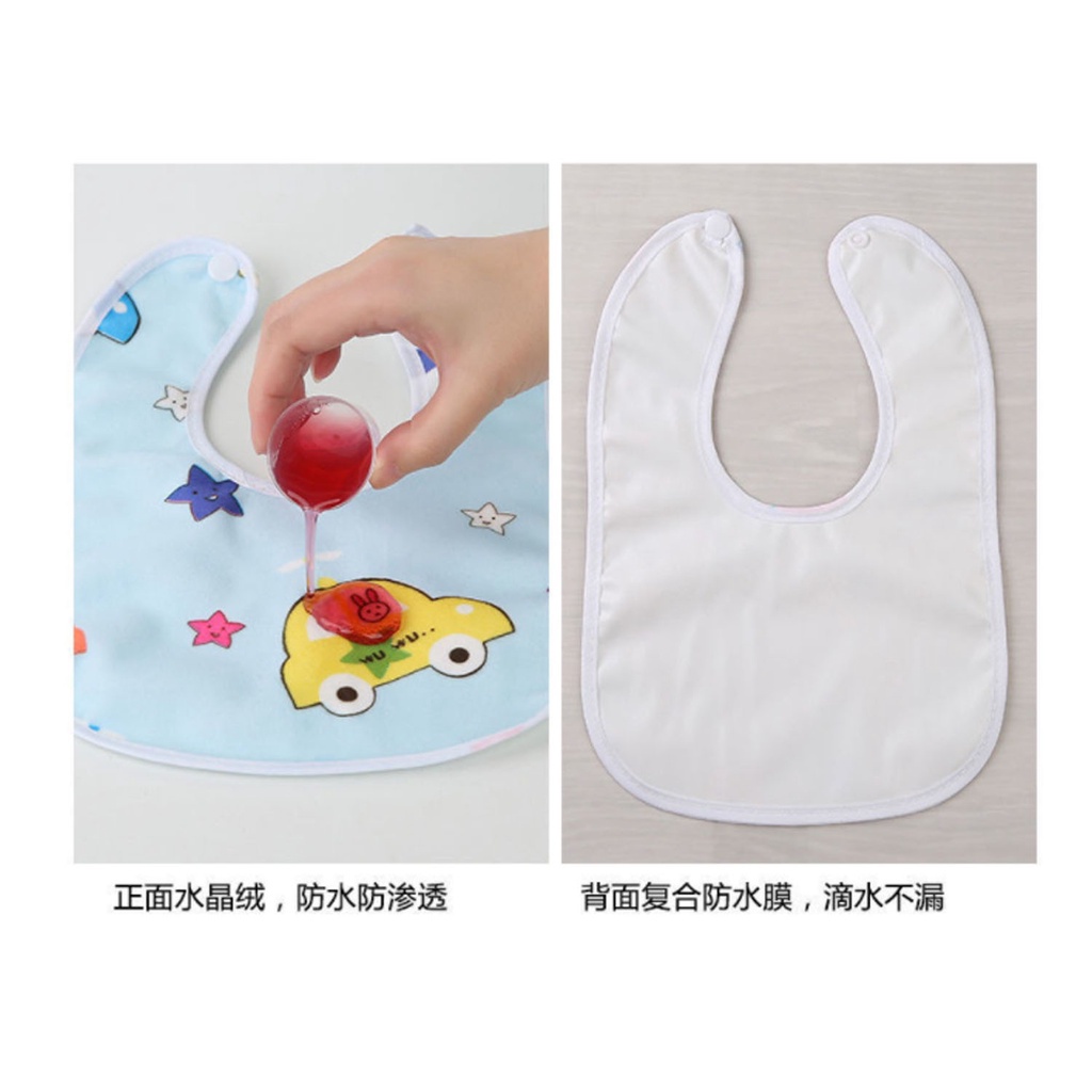 ☀ACCBAYI☀ CKB0001 Celemek Bayi / Slaber Bayi / Celemek Makan Bayi / Slabber Bayi / Handuk Liur Bayi