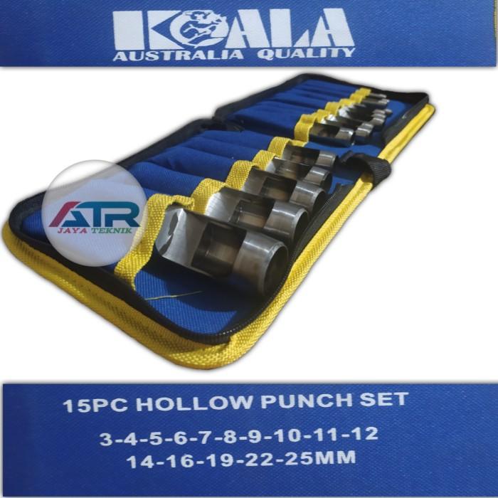 

Delia | Pembolong Gasket Kulit Plong Set -Koala Hollow Punch Set 15 Pcs