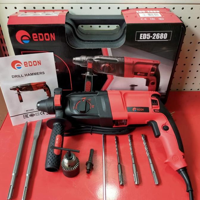 Edon Ed5-2680 Mesin Bor Rotary Hammer Drill 2-26 Termurah