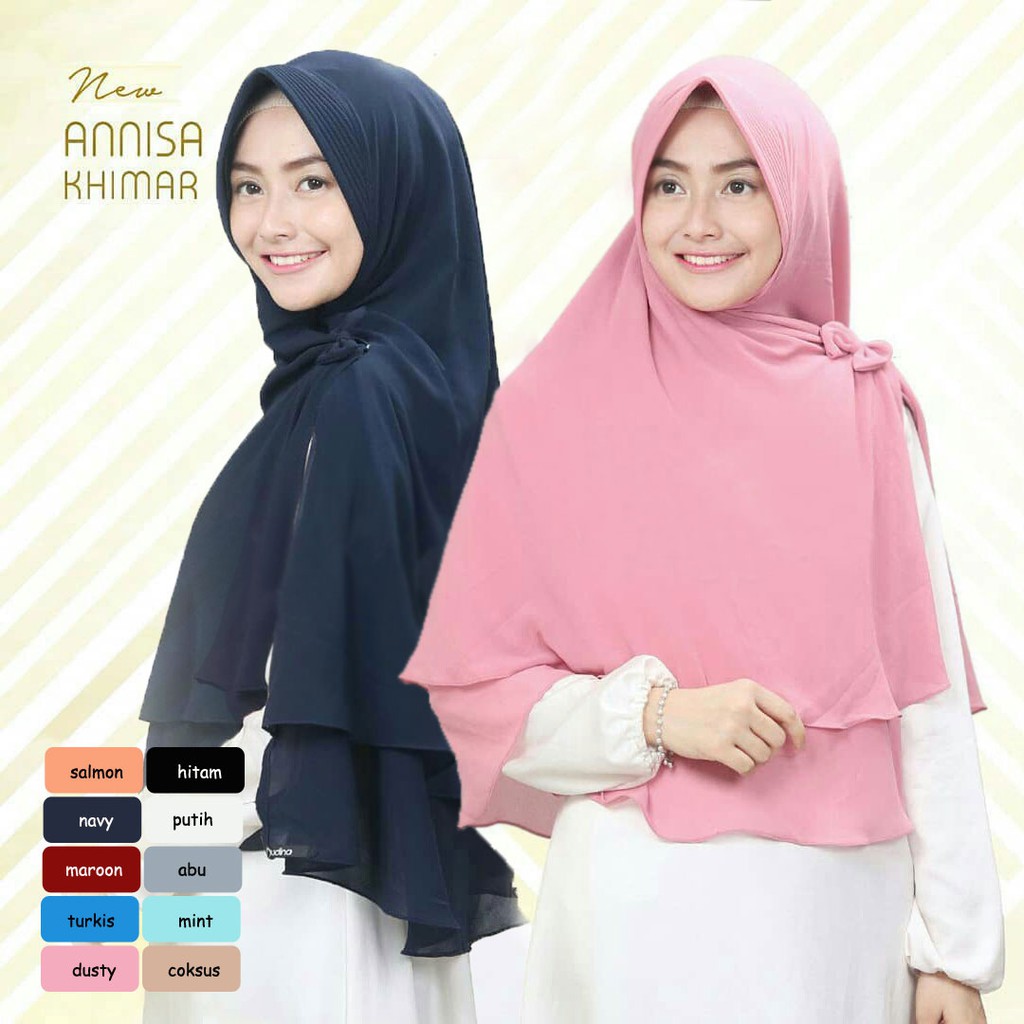 NEW ANNISA KHIMAR HijabCantik Khimar HijabMuslim Kerudung