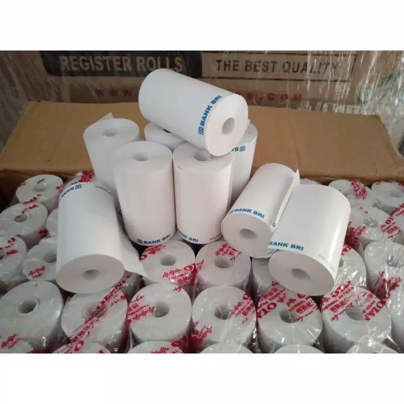 

Kertas Thermal EDC BRI 57x33 mm, Kertas Thermal BRI 57x33 mm, Kertas Termal BRI 57x33 mm