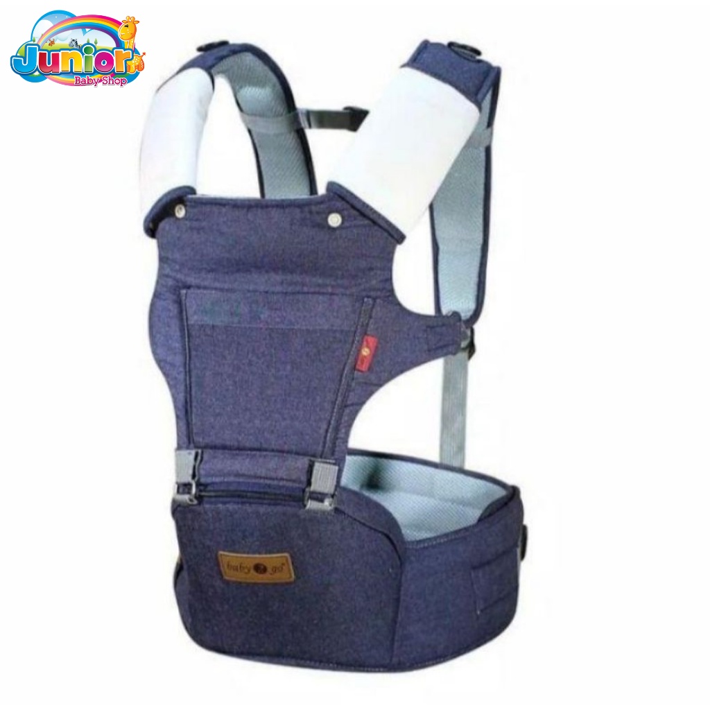 Baby Scots Baby Carrier 2 Go Hipseat Denim Gendongan Bayi B2G5103