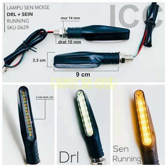 Lampu Sein Led Variasi / Sein Variasi + Senja Led