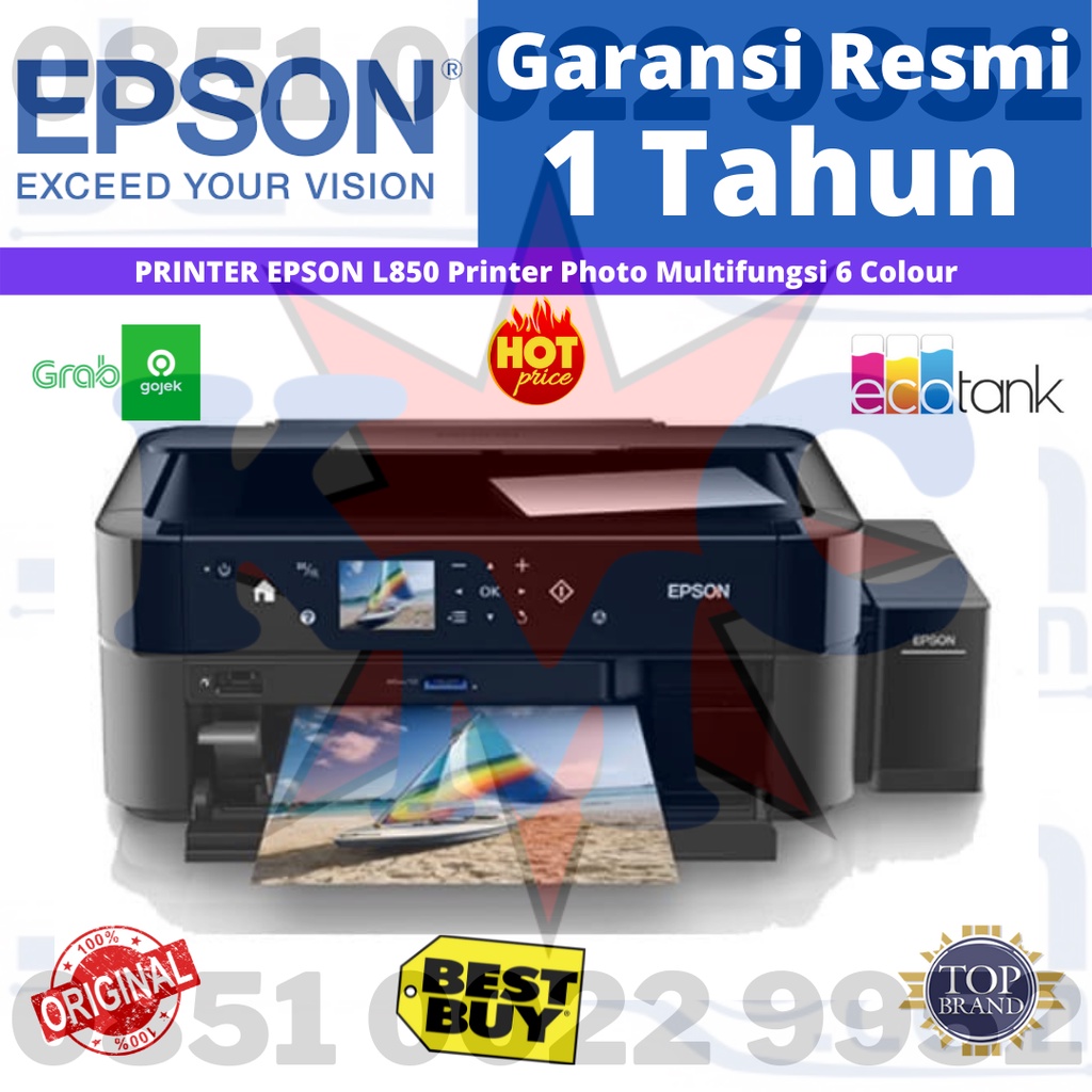 EPSON Printer Foto L850 L 850 AIO Print Scan Copy