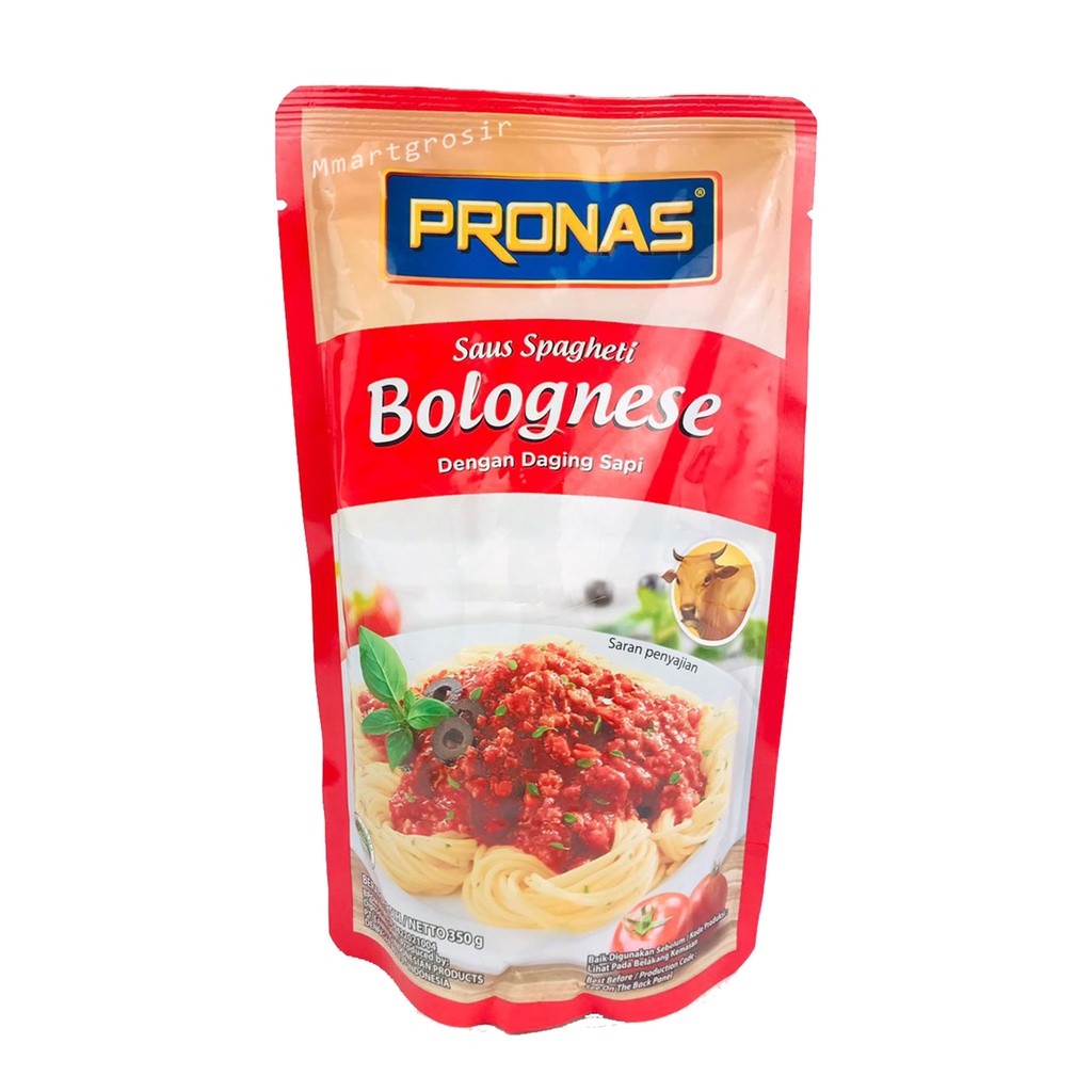 Pronas / saus sepageti bolognais / Daging ayam / daging sapi / 350g