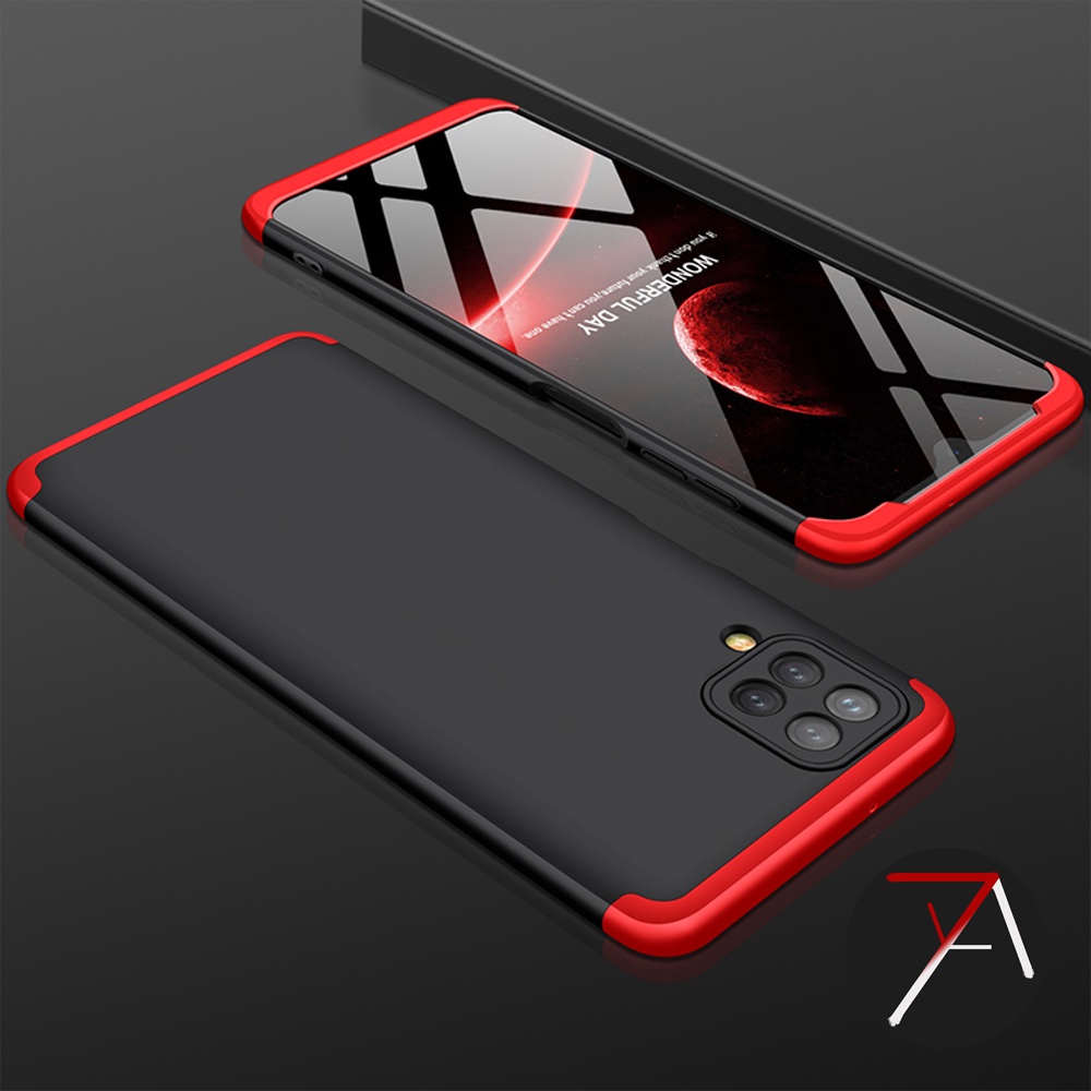 Samsung Galaxy A22 4G GKK Armor 360 Full Protective Slim Back Matte Cover Case Casing