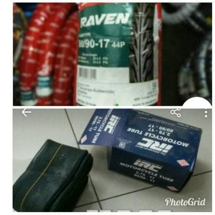 ban luar 80 90 17 raven dan ban dalam irc HAM