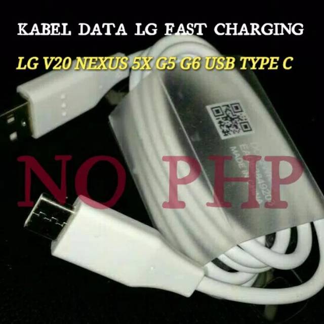 KABEL DATA LG V20 V30 G5 G6 NEXUS 5X ORIGINAL FAST CHARGING USB TYPE C