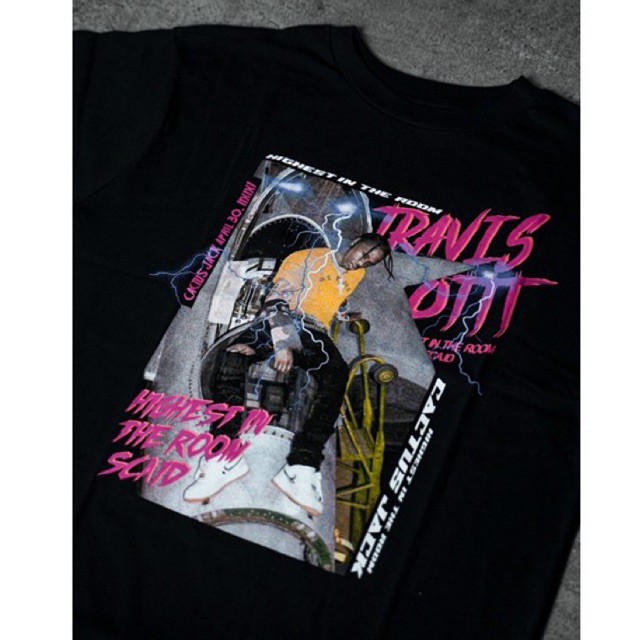 [COD] Travis Scott Vintage Bootleg Kaos Pria Original